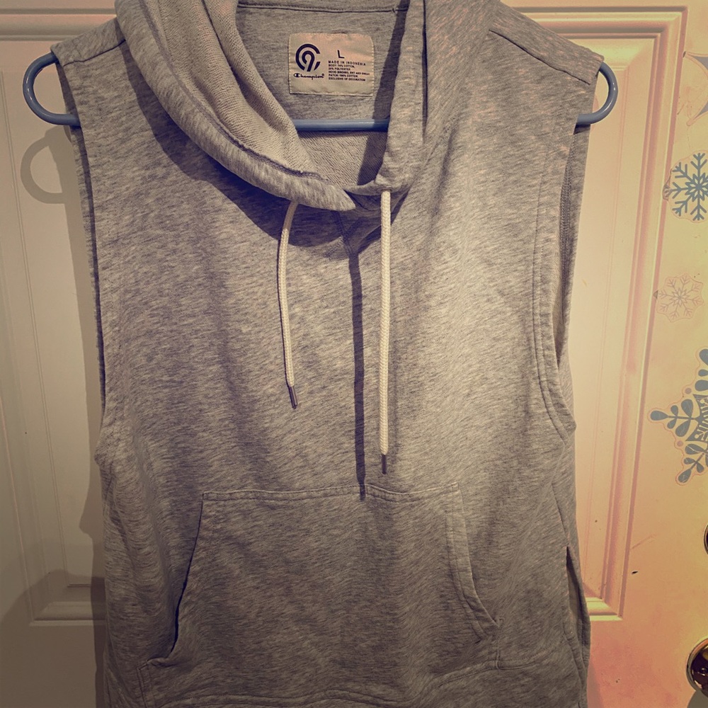 Champion hooded workout top
